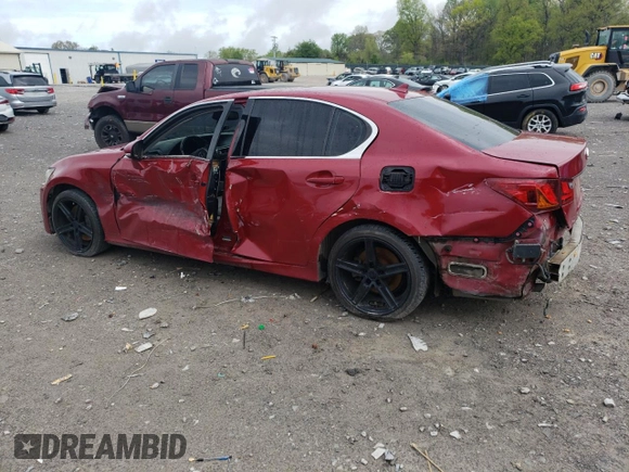 2013 Lexus GS 350 with VIN JTHBE1BL9D5008581, listed as a Copart auction lot 52741535 with 148,587 mi miles and Salvage Title. Bid and sale history available at carsss.com. Image 2.