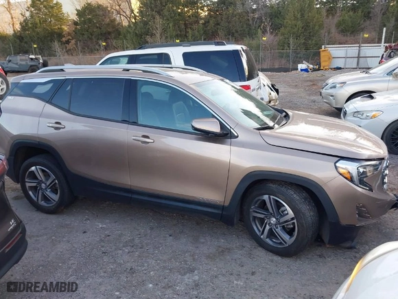 2018 GMC Terrain SLT with VIN 3GKALPEV6JL257763, listed as a IAAI auction lot 41130425 with 58,711 mi miles. Bid and sale history available at carsss.com. Image 13.