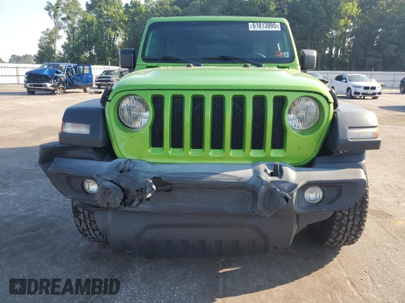 2019 Jeep Wrangler Unlimited Sport с VIN 1C4HJXDG3KW568971, выставлен на аукционе Copart как лот 61813995 с пробегом 80 397 миль миль и Списание • Salvage title. История ставок и продаж доступна на DreamBid. Изображение 5.