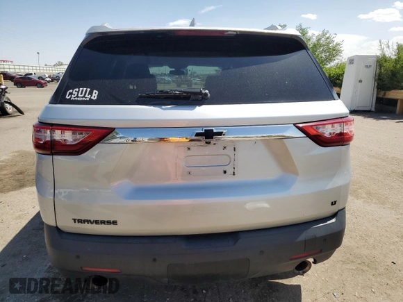 2018 Chevrolet Traverse LT Cloth with VIN 1GNERGKW7JJ259013, listed as a Copart auction lot 60332165 with 111,339 mi miles and Salvage title. Bid and sale history available at DreamBid. Image 6.