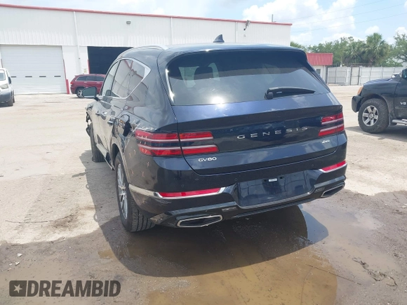 2024 Genesis GV80 z VIN KMUHBDSB8RU204289, wystawiony jako IAAI lot #42204994 z przebiegiem 24 280 mil mil oraz . Historia ofert i sprzedaży dostępna na DreamBid. Obrazek 3.