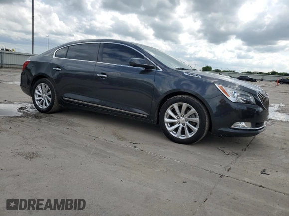 2014 Buick LaCrosse Leather with VIN 1G4GB5G39EF177040, listed as a Copart auction lot 54257695 with 128,690 mi miles and Salvage Title. Bid and sale history available at DreamBid. Image 4.