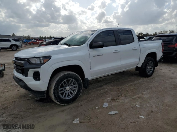 2023 Chevrolet Colorado 2WD LT with VIN 1GCPSCEK3P1218409, listed as a Copart auction lot 84213454 with 0 mi miles and Non Repairable. Bid and sale history available at carsss.com. Image 1.