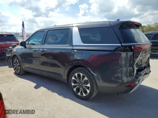 2023 Kia Carnival EX with VIN KNDNC5H31P6241873, listed as a Copart auction lot 46707495 with 33,871 mi miles and Salvage Title. Bid and sale history available at carsss.com. Image 2.