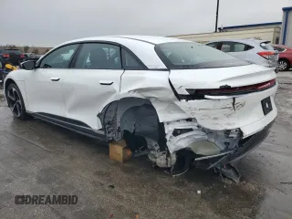 2025 Lucid Air Touring with VIN 50EA1TEA1SA008797, listed as a Copart auction lot 42288775 with 954 mi miles and Salvage Title. Bid and sale history available at carsss.com. Image 2.