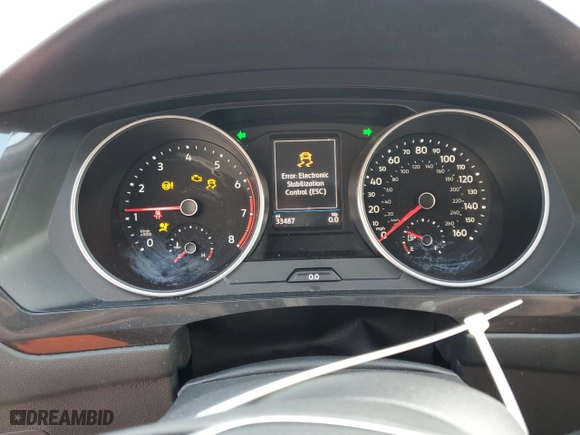 2020 Volkswagen Tiguan SE with VIN 3VV3B7AX3LM144530, listed as a Copart auction lot 46449705 with 33,487 mi miles and Salvage Title. Bid and sale history available at carsss.com. Image 9.