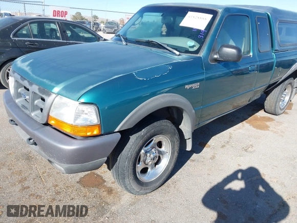 1998 Ford Ranger XL with VIN 1FTZR15X0WTA51904, listed as a IAAI auction lot 41828888 with 0 mi miles. Bid and sale history available at carsss.com. Image 2.