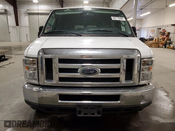 2011 Ford Econoline Passenger XL with VIN 1FBSS3BL8BDB07454, listed as a Copart auction lot 84713284 with 96,635 mi miles and Salvage title. Bid and sale history available at DreamBid. Image 5.