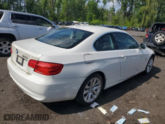 2011 BMW 3 Series 328i xDrive with VIN WBAKF5C54BE655972, listed as a Copart auction lot 58771135 with Not provided miles and Clean title. Bid and sale history available at DreamBid. Image 3.