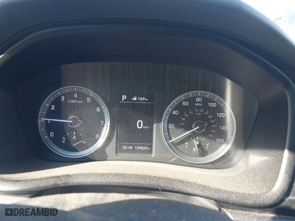 2018 Hyundai Sonata SEL with VIN 5NPE34AF1JH665310, listed as a IAAI auction lot 41632363 with 139,829 mi miles. Bid and sale history available at carsss.com. Image 7.