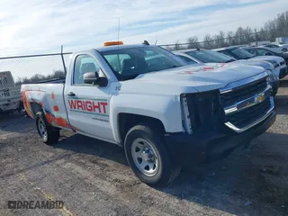 2018 Chevrolet Silverado 1500 Work Truck with VIN 1GCNCNEHXJZ302661, listed as a IAAI auction lot 41778745 with 133,508 mi miles. Bid and sale history available at carsss.com. Image 1.