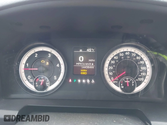 2014 Ram 2500 Tradesman with VIN 3C6UR5CL3EG302645, listed as a IAAI auction lot 41985091 with 144,384 mi miles and . Bid and sale history available at DreamBid. Image 7.