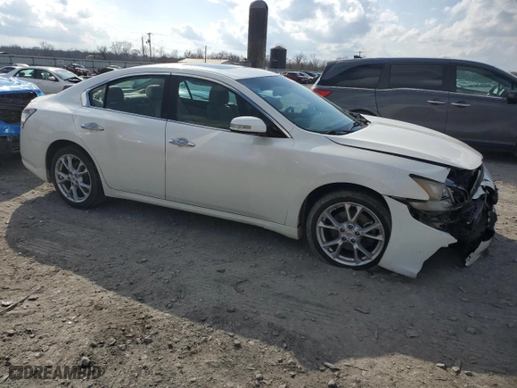2014 Nissan Maxima 3.5 SV w/Premium Pkg with VIN 1N4AA5AP1EC478062, listed as a Copart auction lot 44569155 with 176,284 mi miles and Salvage Title. Bid and sale history available at carsss.com. Image 4.