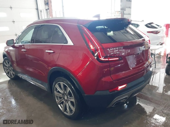 2019 Cadillac XT4 FWD Premium Luxury with VIN 1GYFZCR42KF196279, listed as a IAAI auction lot 41566959 with 29,282 mi miles. Bid and sale history available at carsss.com. Image 3.