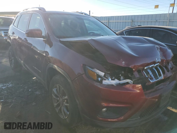2020 Jeep Cherokee Altitude with VIN 1C4PJMLX7LD603990, listed as a Copart auction lot 88444445 with 16,944 mi miles and Salvage Title. Bid and sale history available at carsss.com. Image 4.