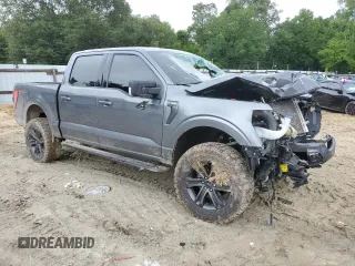 2022 Ford F-150 XL with VIN 1FTFW1E54NFC33872, listed as a Copart auction lot 57719805 with 56,329 mi miles and Salvage title. Bid and sale history available at DreamBid. Image 4.