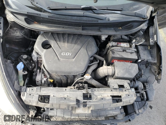 2014 Kia Rio LX with VIN KNADM4A36E6370196, listed as a Copart auction lot 52152155 with 123,672 mi miles and Salvage Title. Bid and sale history available at DreamBid. Image 11.