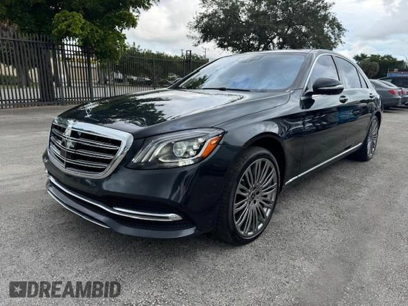 2020 Mercedes-Benz S-Class S 560 with VIN W1KUG8DB7LA559539, listed as a Copart auction lot 85827794 with 26,014 mi miles and Non Repairable. Bid and sale history available at carsss.com. Image 1.