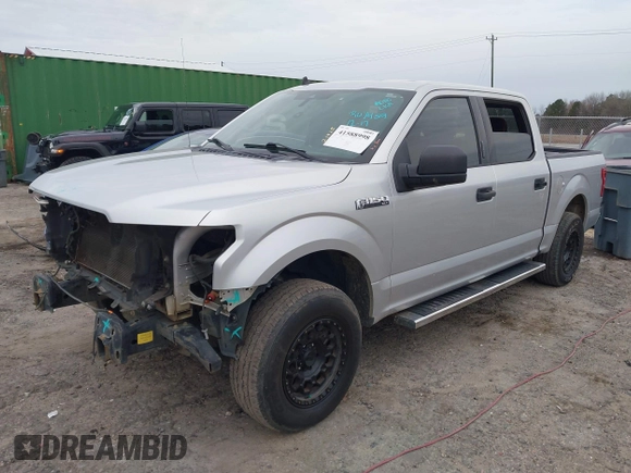 2019 Ford F-150 XL with VIN 1FTEW1C57KFA19985, listed as a IAAI auction lot 41588998 with 189,868 mi miles and . Bid and sale history available at DreamBid. Image 2.