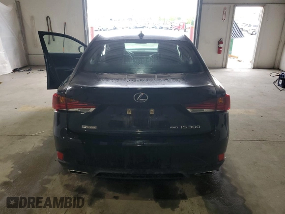 2019 Lexus IS 300 with VIN JTHC81D20K5034919, listed as a Copart auction lot 53449635 with 31,971 mi miles and Non repairable. Bid and sale history available at DreamBid. Image 6.