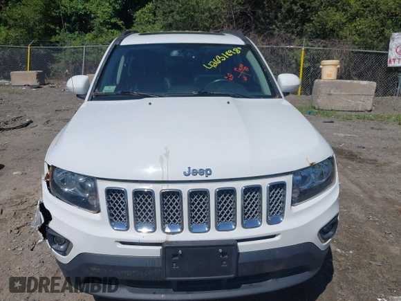 2017 Jeep Compass High Altitude with VIN 1C4NJDEB6HD137016, listed as a IAAI auction lot 42631898 with 131,818 mi miles and . Bid and sale history available at DreamBid. Image 12.