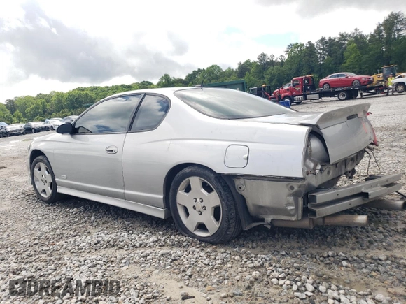 2006 Chevrolet Monte Carlo SS z VIN 2G1WL15C069375274, wystawiony jako Copart lot #56381675 z przebiegiem 175 805 mil mil oraz Szkody całkowita. Historia ofert i sprzedaży dostępna na DreamBid. Obrazek 2.
