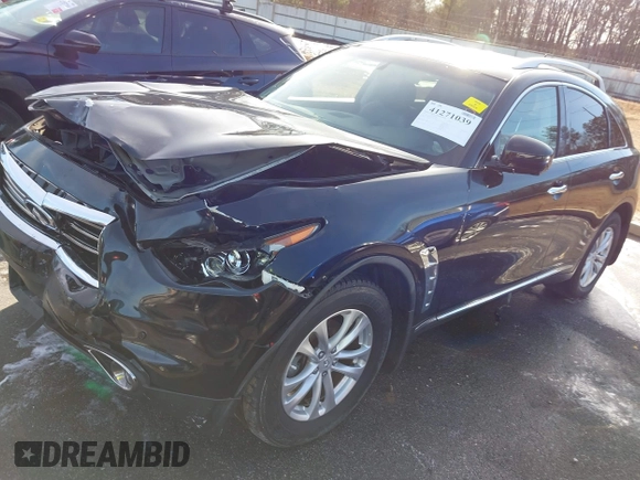 2013 Infiniti FX z VIN JN8CS1MUXDM140215, wystawiony jako IAAI lot #41271039 z przebiegiem 134 887 mil mil oraz . Historia ofert i sprzedaży dostępna na DreamBid. Obrazek 17.