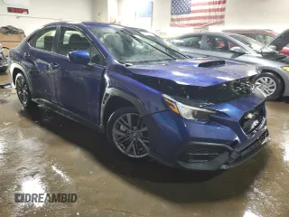 2023 Subaru WRX with VIN JF1VBAB67P8809729, listed as a Copart auction lot 51065505 with 13,023 mi miles and Salvage title. Bid and sale history available at DreamBid. Image 4.