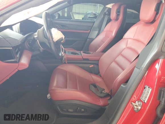 2022 Porsche Taycan with VIN WP0AA2Y15NSA10998, listed as a Copart auction lot 57882945 with Not provided miles and Salvage title. Bid and sale history available at DreamBid. Image 7.