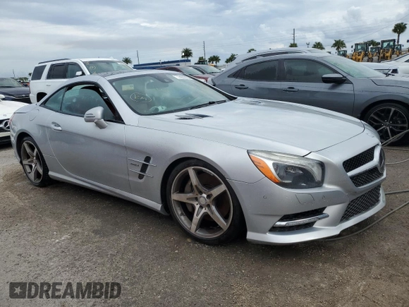 2013 Mercedes-Benz SL-Class SL 550 with VIN WDDJK7DA4DF001400, listed as a Copart auction lot 74993704 with 0 mi miles and Non Repairable. Bid and sale history available at carsss.com. Image 4.