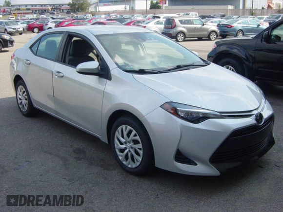 2019 Toyota Corolla L z VIN 2T1BURHE4KC169XXX, wystawiony jako Copart lot #60132545 z przebiegiem 49 500 mil mil oraz Czysty tytuł • Clean title. Historia ofert i sprzedaży dostępna na DreamBid. Obrazek 1.