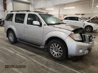 2010 Nissan Pathfinder LE with VIN 5N1AR1NB2AC612478, listed as a Copart auction lot 61053515 with Not provided miles and Non repairable. Bid and sale history available at DreamBid. Image 4.