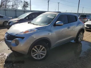 2012 Nissan Juke SV with VIN JN8AF5MR0CT109476, listed as a Copart auction lot 82809634 with 70,211 mi miles and Salvage Title. Bid and sale history available at carsss.com. Image 1.