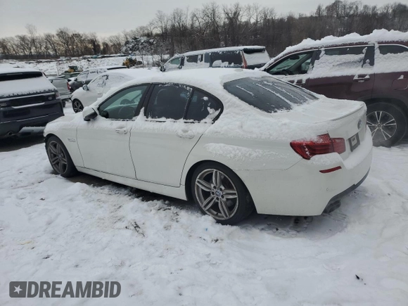 2015 BMW 5 Series 550i with VIN WBAKN9C55FD960970, listed as a Copart auction lot 84994434 with 105,593 mi miles and Salvage title. Bid and sale history available at DreamBid. Image 2.