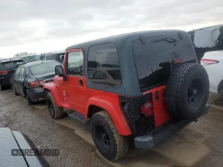 2003 Jeep Wrangler X z VIN 1J4FA39S73P355945, wystawiony jako Copart lot #43667775 z przebiegiem 123 823 mil mil oraz Czysty tytuł • Clean title. Historia ofert i sprzedaży dostępna na DreamBid. Obrazek 2.