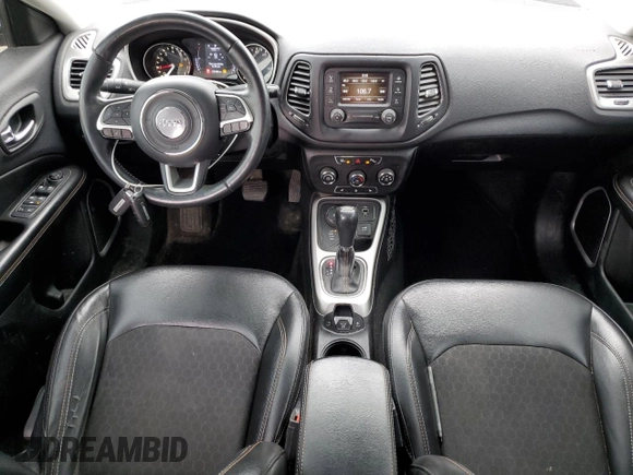 2018 Jeep Compass Latitude with VIN 3C4NJDBBXJT373401, listed as a Copart auction lot 50025585 with 125,182 mi miles and Salvage title. Bid and sale history available at DreamBid. Image 8.