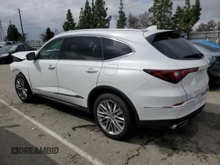 2022 Acura MDX w/Advance Package with VIN 5J8YE1H80NL036881, listed as a Copart auction lot 45519633 with 11,953 mi miles. Bid and sale history available at carsss.com. Image 2.