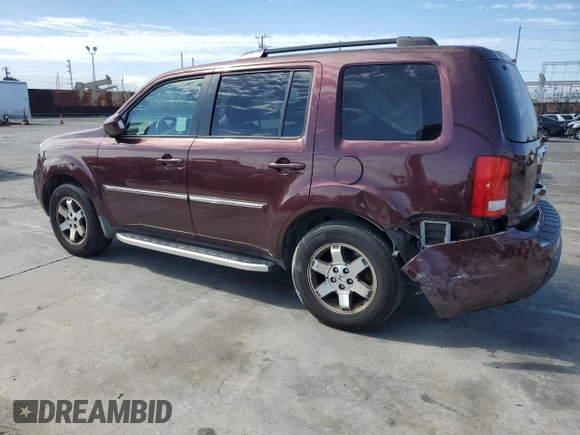 2010 Honda Pilot Touring with VIN 5FNYF3H85AB016713, listed as a Copart auction lot 47478055 with 97,275 mi miles and Salvage Title. Bid and sale history available at DreamBid. Image 2.