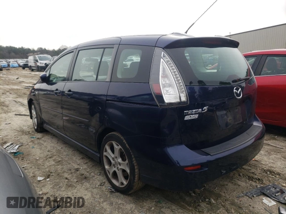 2009 Mazda 5 Sport with VIN JM1CR29L890332275, listed as a Copart auction lot 87152704 with 117,945 mi miles and Salvage title. Bid and sale history available at DreamBid. Image 2.