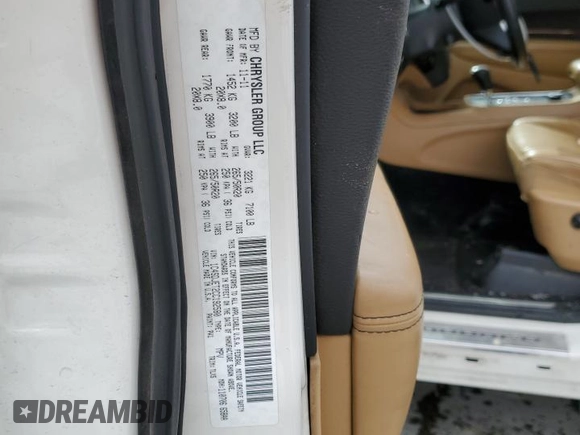 2012 Dodge Durango Citadel with VIN 1C4SDJET2CC192580, listed as a Copart auction lot 49098225 with 166,325 mi miles and Salvage Title. Bid and sale history available at DreamBid. Image 13.