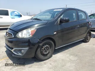 2017 Mitsubishi Mirage ES z VIN ML32A3HJ9HH020509, wystawiony jako Copart lot #59946725 z przebiegiem 130 385 mil mil oraz Szkoda całkowita • Salvage title. Historia ofert i sprzedaży dostępna na DreamBid. Obrazek 1.