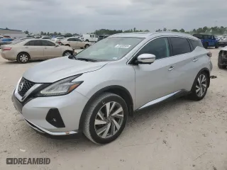 2020 Nissan Murano SL with VIN 5N1AZ2CJ2LN126163, listed as a Copart auction lot 53400585 with 58,449 mi miles and Salvage Title. Bid and sale history available at carsss.com. Image 1.