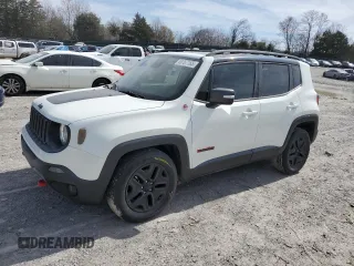 2018 Jeep Renegade Trailhawk with VIN ZACCJBCB6JPG95244, listed as a Copart auction lot 49767165 with 93,526 mi miles and Salvage Title. Bid and sale history available at carsss.com. Image 1.