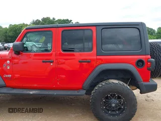 2020 Jeep Wrangler Unlimited Sport S z VIN 1C4HJXDN7LW281357, wystawiony jako IAAI lot #42363990 z przebiegiem 69 068 mil mil oraz . Historia ofert i sprzedaży dostępna na DreamBid. Obrazek 14.