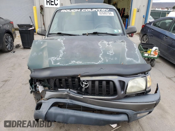 2002 Toyota Tacoma with VIN 5TEPM62NX2Z892453, listed as a Copart auction lot 82680794 with 76,056 mi miles and Salvage title. Bid and sale history available at DreamBid. Image 5.
