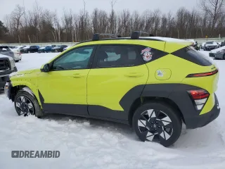 2024 Hyundai Kona SEL with VIN KM8HCCAB0RU072233, listed as a Copart auction lot 42300595 with 6,292 mi miles and Salvage Title. Bid and sale history available at carsss.com. Image 2.