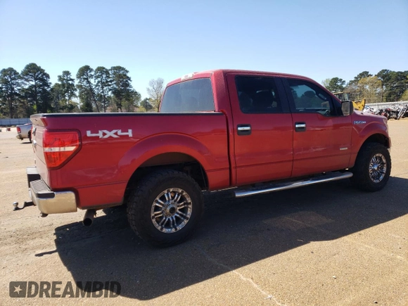 2012 Ford F-150 XL with VIN 1FTFW1ET0CFA28822, listed as a Copart auction lot 49994985 with 197,693 mi miles and Salvage Title. Bid and sale history available at carsss.com. Image 3.