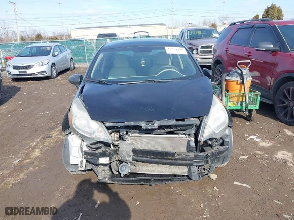 2012 Kia Rio LX with VIN KNADM4A38C6072312, listed as a IAAI auction lot 41514498 with 128,307 mi miles. Bid and sale history available at carsss.com. Image 6.