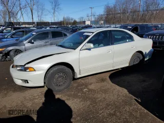 2002 Mitsubishi Galant ES with VIN 4A3AA46G62E138898, listed as a Copart auction lot 42439485 with 117,713 mi miles and Salvage Title. Bid and sale history available at carsss.com. Image 1.