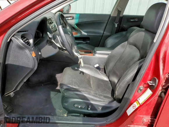 2006 Lexus IS 250 z VIN JTHBK262365016016, wystawiony jako Copart lot #60324845 z przebiegiem 213 392 mil mil oraz Czysty tytuł • Clean title. Historia ofert i sprzedaży dostępna na DreamBid. Obrazek 7.